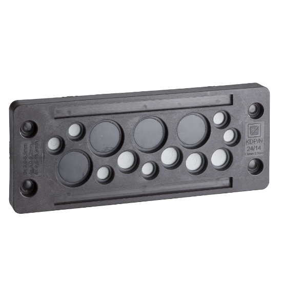 Imagem de ENTR CAB RECT 112X36MM 22 FUROS IP65
