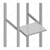 Imagem de Telescopic rails for mounting of a telescopic tray - 600 mm enclosure