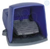 Imagem de Interruptor de pedal unico XPE-B –com tampa – plastico - azul - 1NC+1NO