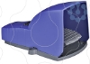 Imagem de Interruptor de pedal unico XPE-B – com tampa – plastico - azul - 2NC+2NO