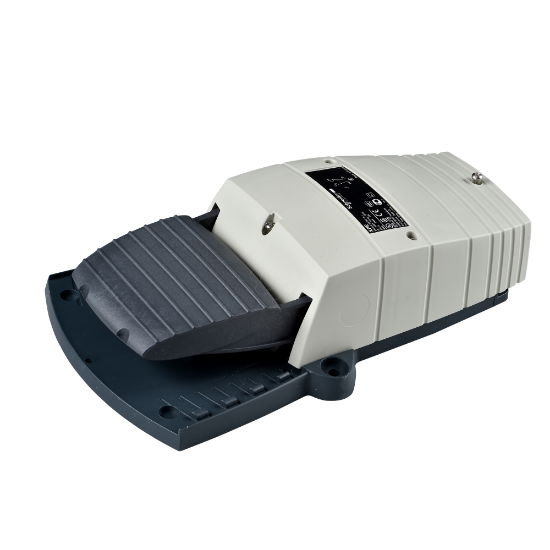 Imagem de Interruptor de pedal unico XPE-G –sem tampa – plastico - cinzento - 1NC+1NO