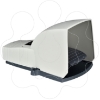 Imagem de Interruptor de pedal unico XPE-G – com tampa – plastico - cinzento - 1NC+1NO