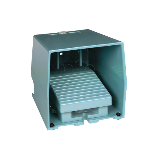 Imagem de Interruptor de pedal unico XPE-M – com tampa – metalico - azul - 1NC+1NO