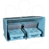 Imagem de Interruptor de pedal duplo XPE-M  – com tampa – metalico - azul - 2NC+2NO