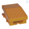 Imagem de Interruptor de pedal unico XPE-R – sem tampa – metalico – laranja - 2NC+2NO