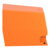 Imagem de Interruptor de pedal unico XPE-R – com tampa – metalico – laranja - 2NC+2NO