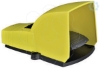 Imagem de Interruptor de pedal unico - XPEY – com tampa protectora - amarelo - 2NC+NO