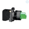 Imagem de Interruptor selector iluminado verde o 22 manipulo 2 posicoes - 240 v - 1no+1nc