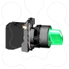 Imagem de Interruptor selector iluminado verde o 22 manipulo 2 posicoes - 240 v - 1no+1nc