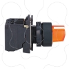 Imagem de Interruptor selector iluminado amarelo o 22 manipulo 2 posicoes - 240 v-1no+1nc