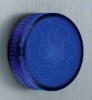Imagem de Sinalizador led - azul 24vca/cc c/ aro fix plastico