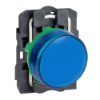 Imagem de Sinalizador led - azul 24vca/cc c/ aro fix plastico