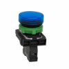 Imagem de Sinalizador led - azul 24vca/cc c/ aro fix plastico