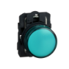 Imagem de Sinalizador led - verde 110...120vca c/ aro fix plastico