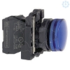 Imagem de Sinalizador led - azul 230...240vca c/ aro fix plastico