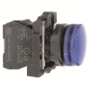 Imagem de Sinalizador led - azul 230...240vca c/ aro fix plastico