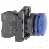 Imagem de Sinalizador led - azul 230...240vca c/ aro fix plastico