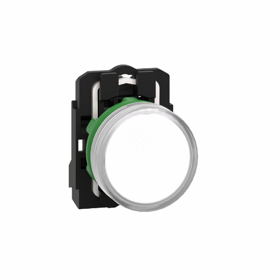 Imagem de Sinalizador led - branco 230...240vca c/ aro fix plastico