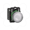 Imagem de Botao de pressao iluminado branco o 30 – mola encastrada – 24 v – 1no+1nc