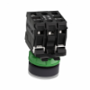 Imagem de Botao de pressao iluminado branco o 30 – mola encastrada – 24 v – 1no+1nc