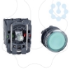 Imagem de Botao de pressao iluminado verde o 22 – mola encastrada - 240 v - 1no+1nc