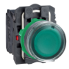 Imagem de Botao de pressao iluminado verde o 22 – mola encastrada - 240 v - 1no+1nc