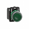 Imagem de Botao de pressao iluminado verde o 22 – mola encastrada - 240 v - 1no+1nc