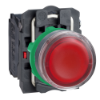 Imagem de Botao de pressao iluminado vermelho o 22 – mola encastrada - 240 v - 1no+1nc