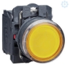 Imagem de Botao de pressao iluminado amarelo o 22 - mola encastrada - 240 v - 1no+1nc
