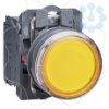 Imagem de Botao de pressao iluminado amarelo o 22 - mola encastrada - 240 v - 1no+1nc