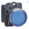 Imagem de Botao de pressao iluminado azul o 22 – mola encastrada - 24 v - 1no+1nc