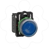 Imagem de Botao de pressao iluminado azul o 22 – mola encastrada - 24 v - 1no+1nc