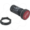 Imagem de Pulsador rasante  vermelho  nc - 'stop'
