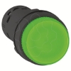 Imagem de Botao de pressao iluminado - botao de pressao com led - botao de pressao verde na 24v
