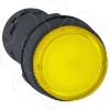 Imagem de Botao de pressao monolitico iluminado plastico amarelo o22 led integral retorno por mola 24 v ac/dc 1 nao