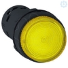 Imagem de Botao de pressao monolitico iluminado plastico amarelo o22 led integral retorno por mola 24 v ac/dc 1 nao