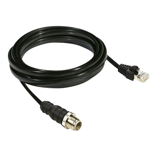 Imagem de Cabo serie Uni-Telway/Modbus - L = 2.5 m - 1 femea mini DIN + 1 RJ45