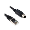 Imagem de Cabo serie Uni-Telway/Modbus - L = 2.5 m - 1 femea mini DIN + 1 RJ45