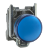 Imagem de Sinalizador led - azul 110...120vca c/ aro fix met
