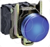 Imagem de Sinalizador led - azul 110...120vca c/ aro fix met