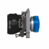 Imagem de Sinalizador led - azul 110...120vca c/ aro fix met