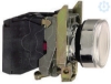 Imagem de Botao de pressao iluminado branco o 30 – mola encastrada – 24 v – 1no+1nc