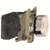 Imagem de Botao de pressao iluminado branco o 30 – mola encastrada – 24 v – 1no+1nc