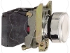 Imagem de Botao de pressao iluminado branco o 30 – mola encastrada – 24 v – 1no+1nc