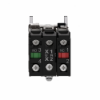 Imagem de Botao de pressao iluminado branco o 30 – mola encastrada – 24 v – 1no+1nc
