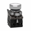 Imagem de Botao de pressao iluminado branco o 30 – mola encastrada – 24 v – 1no+1nc
