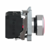 Imagem de Botao de pressao iluminado vermelho o 22 – mola encastrada - 120 v - 1no+1nc