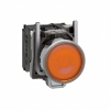 Imagem de Botao de pressao iluminado amarelo o 22 - mola encastrada - 240 v - 1no+1nc