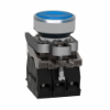 Imagem de Botao de pressao iluminado azul o 22 – mola encastrada - 120 v - 1no+1nc