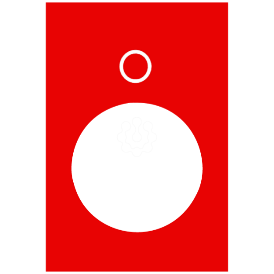 Imagem de Legenda - 30 x 40 mm - vermelho - 0